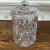 Beautiful cut crystal biscuit jar with pineapple design made in the Czech Republic. Included is a pair of stainless steel...