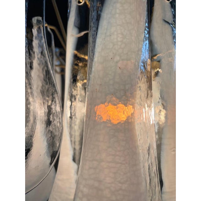 White Petal Chandelier in Murano Glass, 1990s For Sale - Image 18 of 18