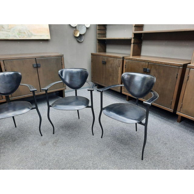 1980s Model Marilyn Chairs from Arrben, 1980s, Set of 4 For Sale - Image 5 of 14