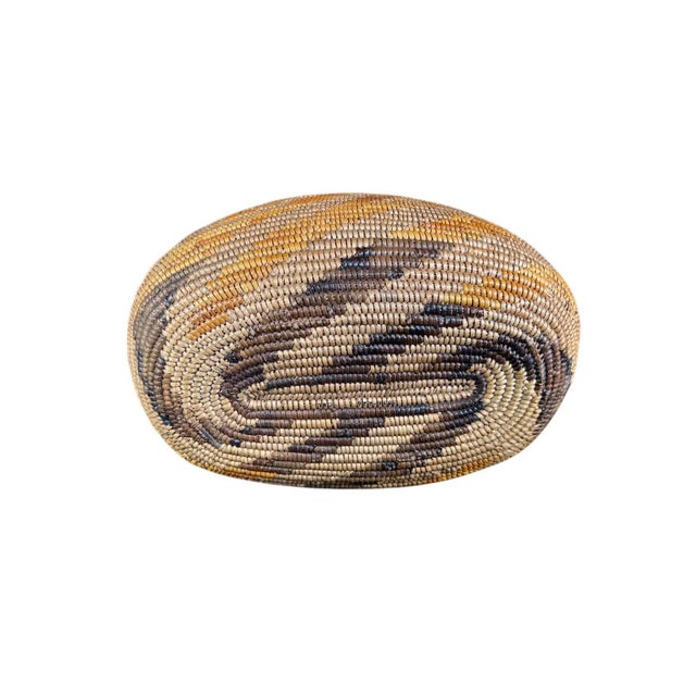 American Late 19th Century California Mission Basket With Collectors Museum Number For Sale - Image 3 of 6