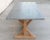 Zinc Top Farm Table Made from Teak by Petersen Antiques For Sale In Los Angeles - Image 6 of 12