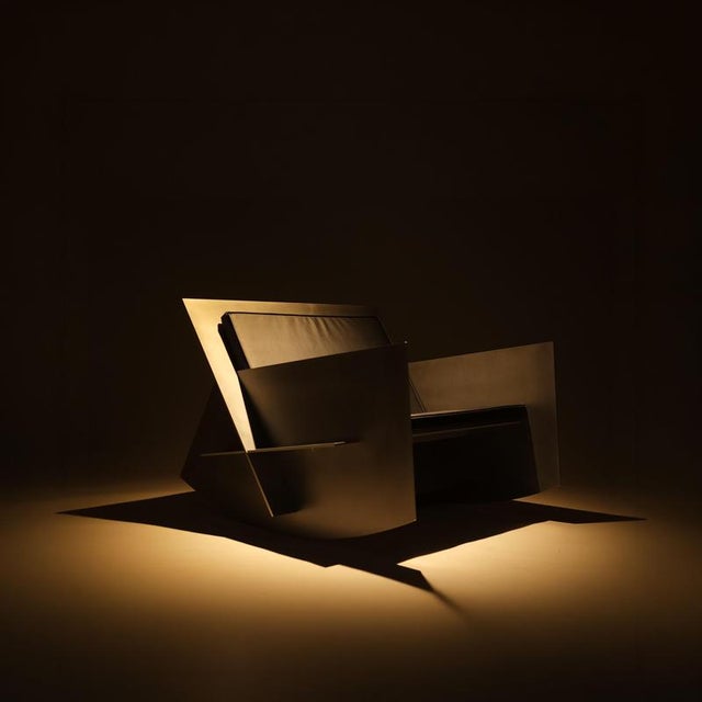 Oscillation Aluminium Rocking Chair by Bureau of Entropy For Sale - Image 6 of 13