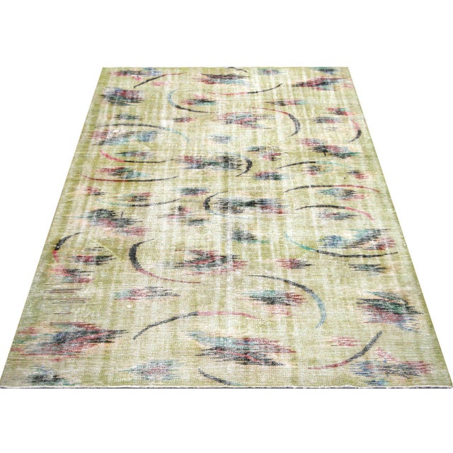 1960s 1960s Turkish Mid-Century-Modern Rug For Sale - Image 5 of 5