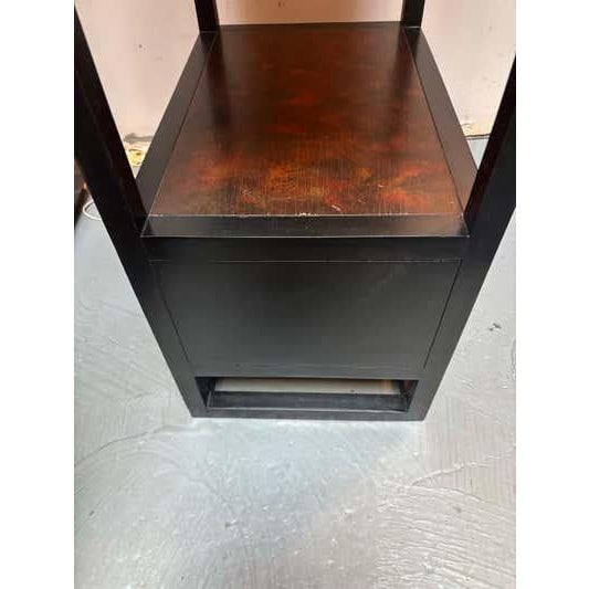 Tall Display Cabinet in Wood, Mid-Century Modern Style, USA, 1970s For Sale - Image 10 of 11