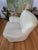 1990s Vintage Mid Century Modern Style Italian Leather Club Chair For Sale - Image 5 of 8