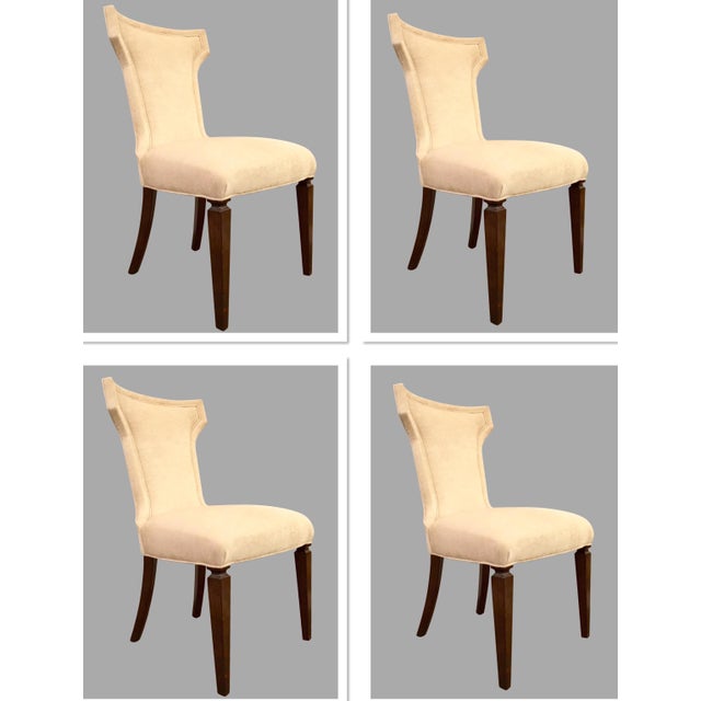 Caracole Modern Life Of The Party Dining Chairs Set Of Four Chairish