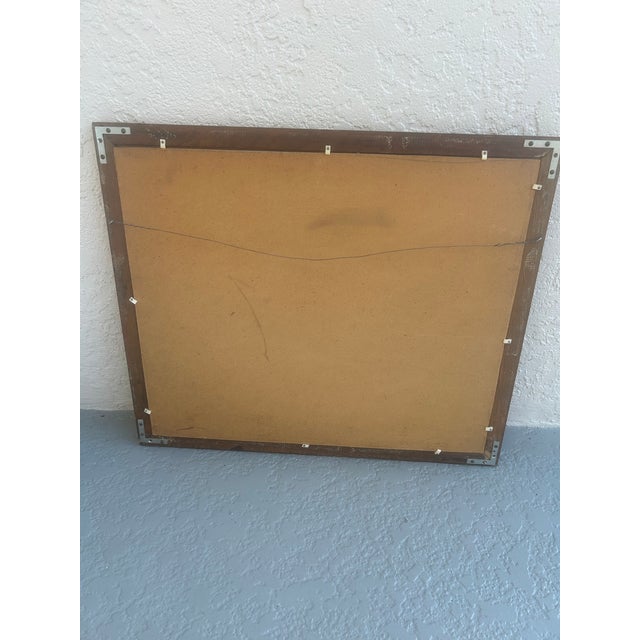 Vintage Hand Made Needlepoint Sailboat Picture For Sale In Naples, FL - Image 6 of 6