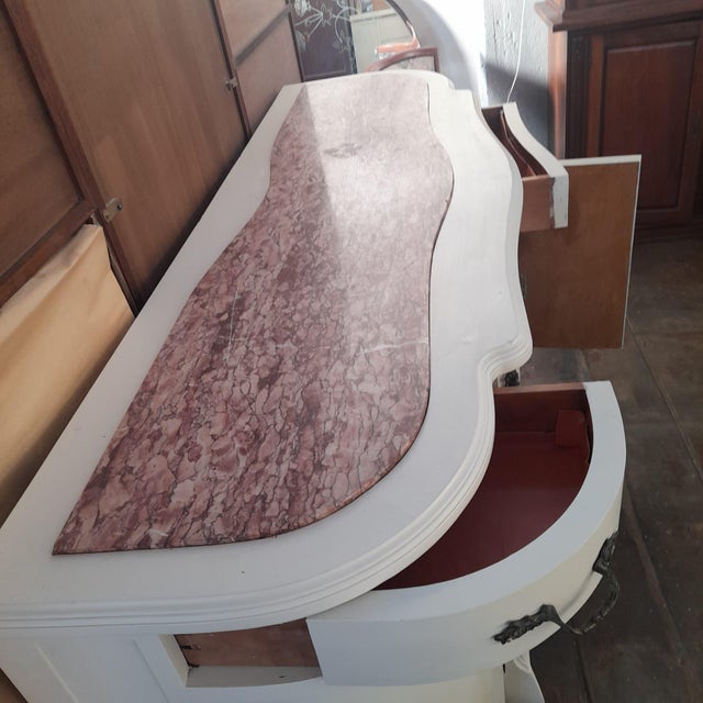 Vintage Lacquered Low Sideboard, 1950 For Sale - Image 4 of 14