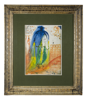 Salvador Dalí­, Abstract Composition, 1975, Silkscreen, Framed