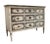 Italian Tuscan Painted Three Drawer Commode Dresser For Sale - Image 9 of 9