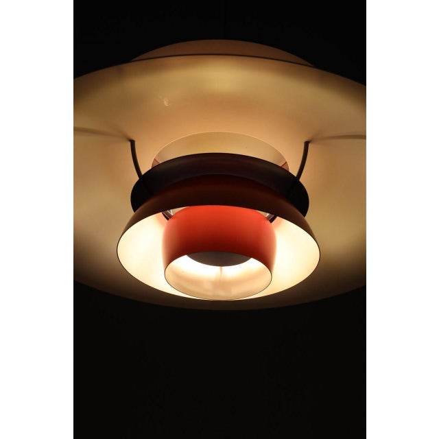 Red PH 5 Hanging Lamp by Poul Henningsen for Louis Poulsen, 1960s For Sale - Image 17 of 18