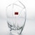 Asymmetrical Edge Vases in Clear Crystal Glass from Baccarat, France, 1988, Set of 2 For Sale - Image 4 of 8