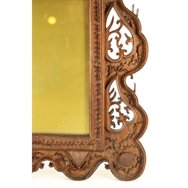 Auburn 19th Century Chinese Carved Wooden Frame For Sale - Image 8 of 12