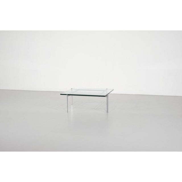 PK61 Coffee Table by Poul Kjaerholm for Fritz Hansen, Denmark, 1956, in Very Good conditions. Designed 1950 to 1959 This...