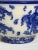 Early 20th Century Royal Doulton 'Oyama' Pattern Flow Blue and White Porcelain Jardiniere For Sale In Philadelphia - Image 6 of 11