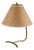 Small Vintage Table Lamp in Brass with Punched-Paper Shade by Hans Bergström, Denmark, 1940s For Sale