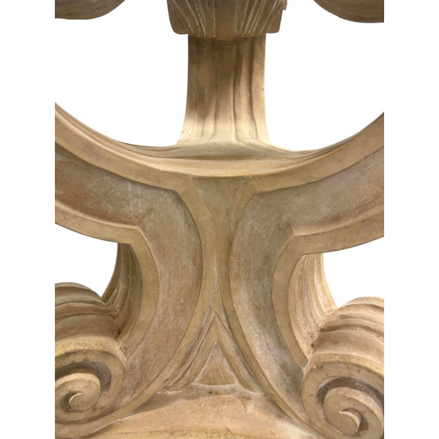 Ballard Designs Late 20th Century Ballard Designs Pedestal Dining Table Base, Attributed For Sale - Image 4 of 4
