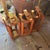 Up for consideration is a vintage trio of handmade wooden candle lantern decorations. These are perfect for a country-core...