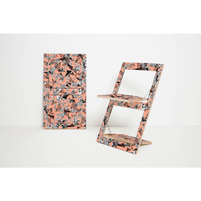 Fläpps Folding Chair – PS Collage 3 by Pattern Studio for Ambivalenz For Sale - Image 4 of 4
