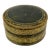 Early 1920s Round Italian Leather Jewelry Box For Sale
