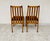Vintage Wood and Velvet Chairs, 1970s, Set of 2 For Sale - Image 4 of 12