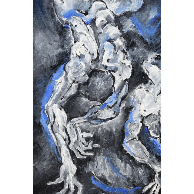 Richild Holt, Apokalypse, 1990, Oil Painting on Canvas For Sale - Image 6 of 10