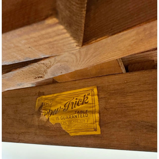 Antique Wood Barley Twist Expandable Refectory Table For Sale - Image 12 of 13