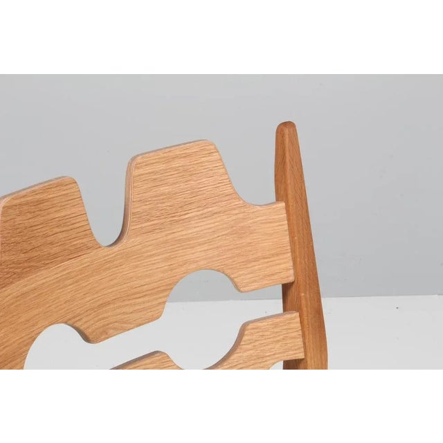Model Razorblade Oak Dining Chair by Henning Kjærnulf, Denmark, 2023 For Sale - Image 6 of 10
