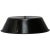 Vintage Industrial French Black Enamel Pendant Lamp, 1950s For Sale - Image 4 of 5