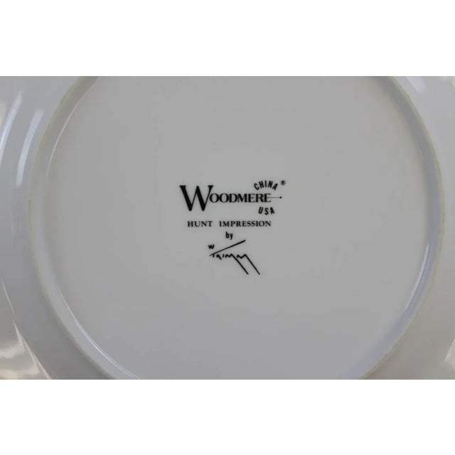 Traditional Late 20th Century Fox & Hound Dinner Plates- Set of 2 For Sale - Image 3 of 4
