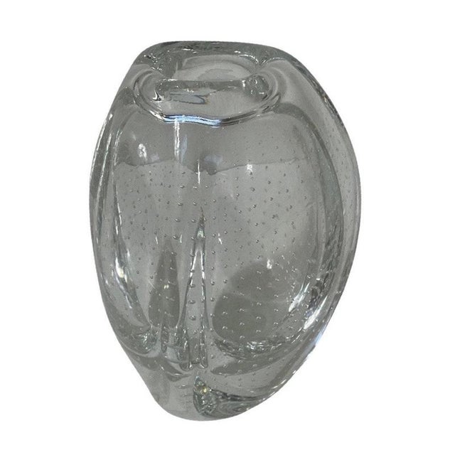 Small Beukennootje Vase with Encapsulated Bubbles by Floris Meydam for Glasunie Leerdam For Sale - Image 4 of 11