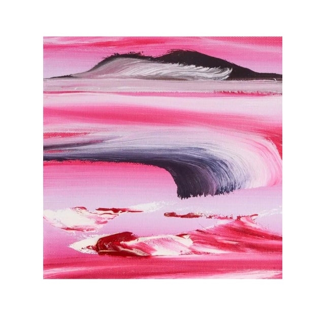 Contemporary Martyn Jones, Surrealist Abstract Painting Pair, Martyn Jones British Color Diptych Painting For Sale - Image 3 of 10