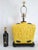 Modern Lamp Vintage Chinese Imperial Yellow Crackled Porcelain & Shade For Sale - Image 3 of 17