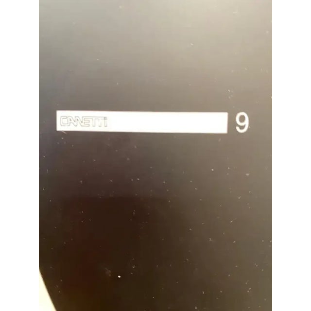 1984 Postmodern Art Time Wall Clock designed by Nicolai Canetti For Sale - Image 4 of 7