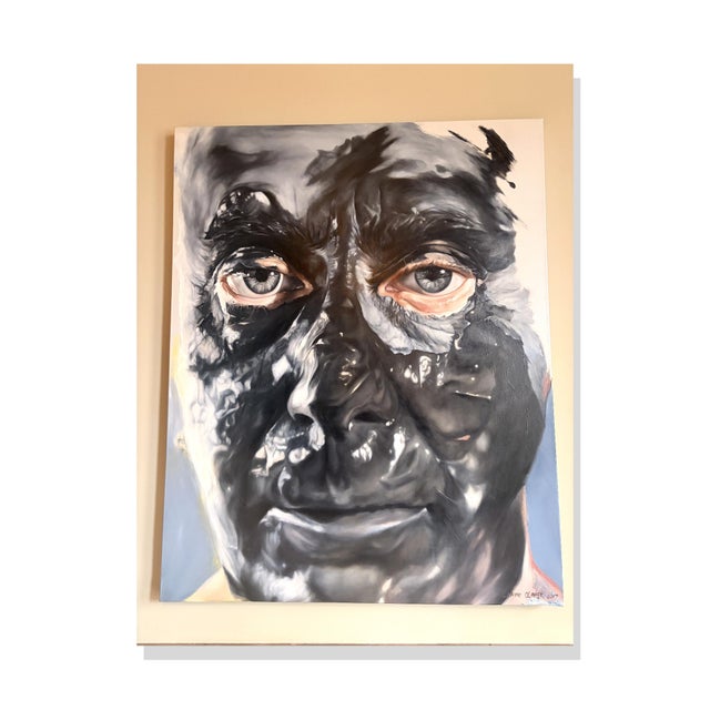 Leanne Olivier The Composer, 2017, Oil on Canvas For Sale - Image 4 of 4