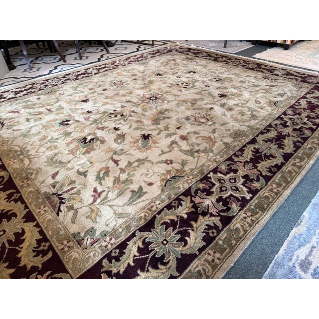 7ft 10in X 9ft 11in Hand Knotted Area Rug For Sale - Image 14 of 18