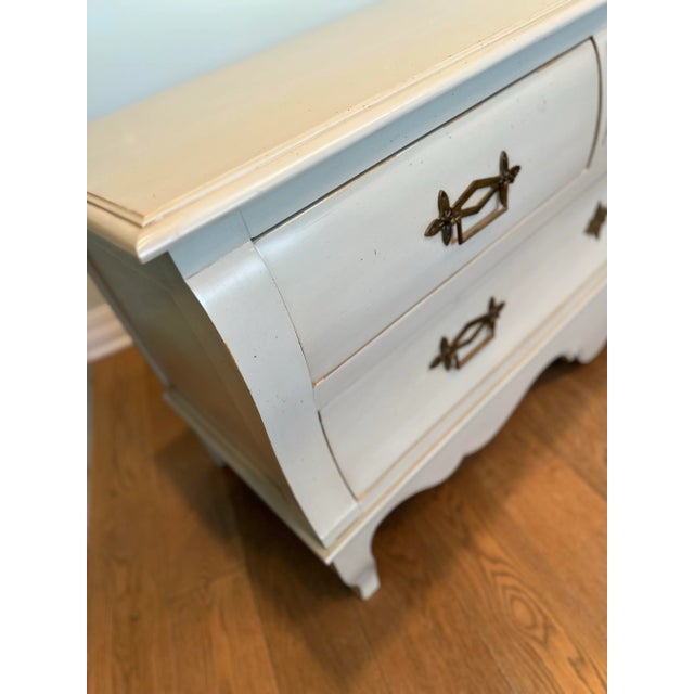 Wood Modern Classic Gray Dresser For Sale - Image 7 of 9