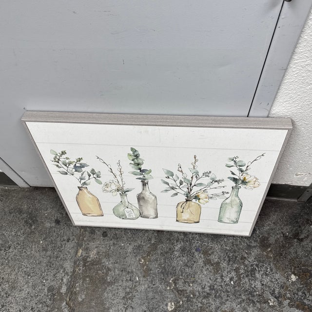 Stupell Home Décor Botanical Floral Bottles Wall Art, Framed For Sale In San Francisco - Image 6 of 12