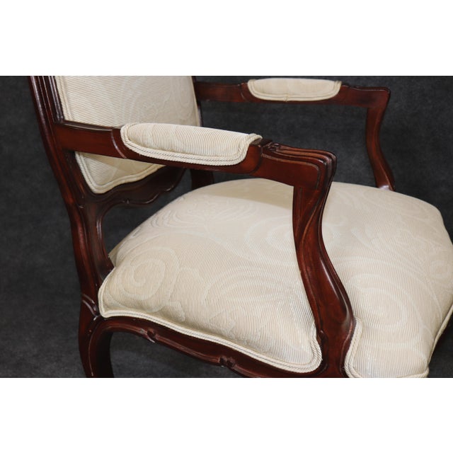Set of 12 French Tall Back Louis XV Style Mid 20th C Carved Dining Chairs For Sale In Philadelphia - Image 6 of 14