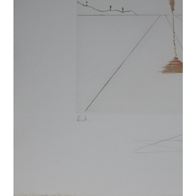 Salvador Dali, Don Quixote, Original Signed Engraving For Sale - Image 8 of 9