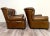 American (2) Ralph Lauren Writer’s Chairs With (2) Ottomans For Sale - Image 3 of 11