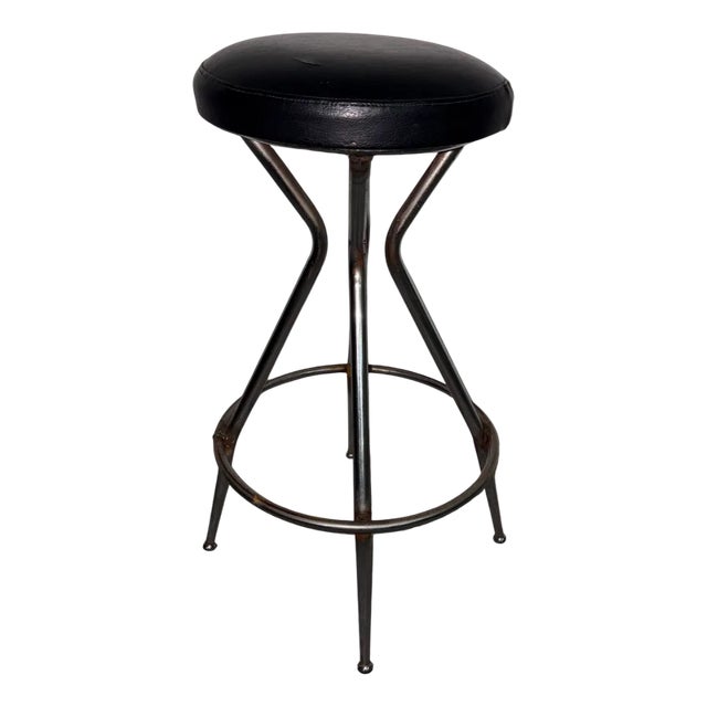 Vintage Industrial Stool, 1950 For Sale