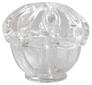 Danish Handblown Glass Bride Crown Vessel, 1900s