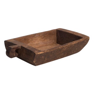 Antique Carved Wooden Trough For Sale