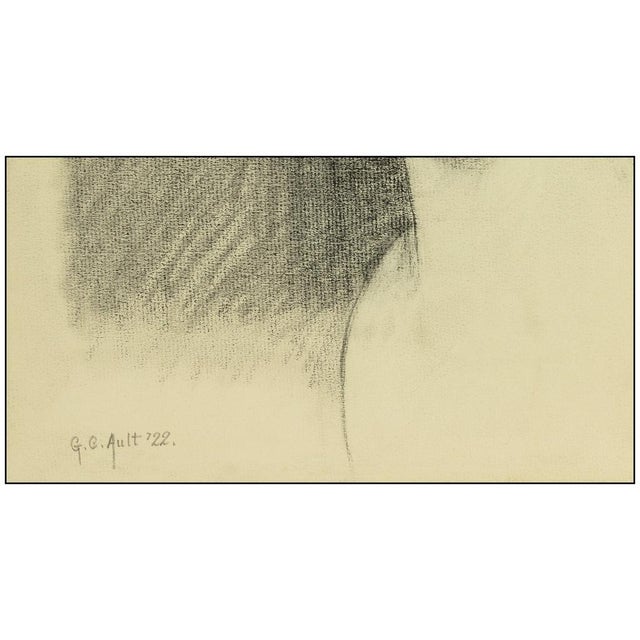 Illustration 1920s Profile of a Woman, George Ault For Sale - Image 3 of 4