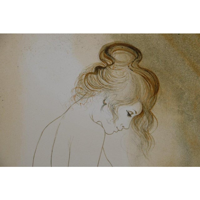 Modern Bernard Charoy, Nude of Virginie, Lithograph For Sale - Image 3 of 8