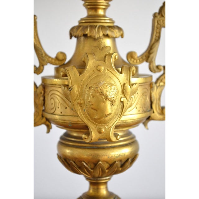 Gold Antique Table Lamp, 1880s For Sale - Image 8 of 18