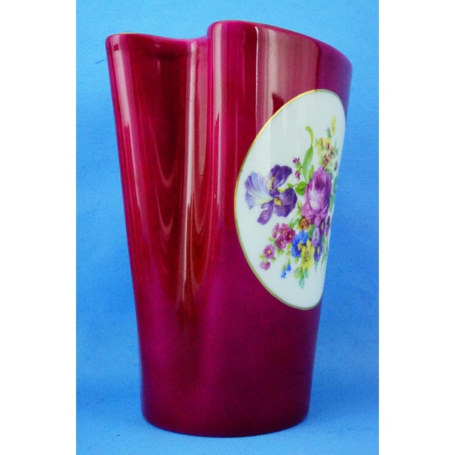Vintage Porcelain Cartoccio-Shaped Vase by Guido Andlovitz for SCI Verbano, 1930s For Sale - Image 11 of 18