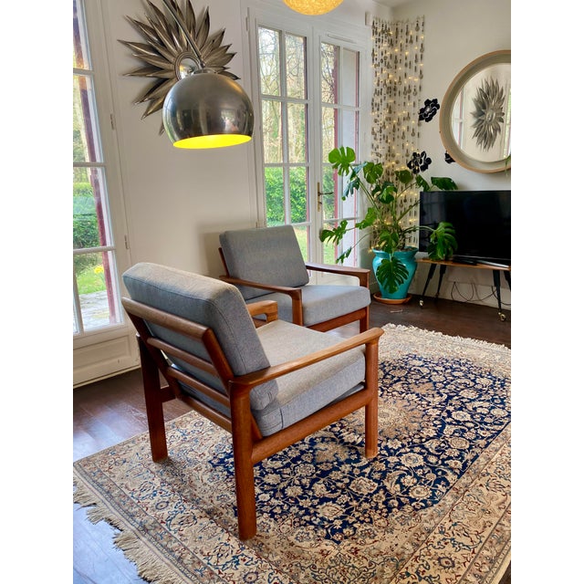 Danish Teak Lounge Chairs from Komfort, 1960s, Set of 2 For Sale - Image 8 of 18