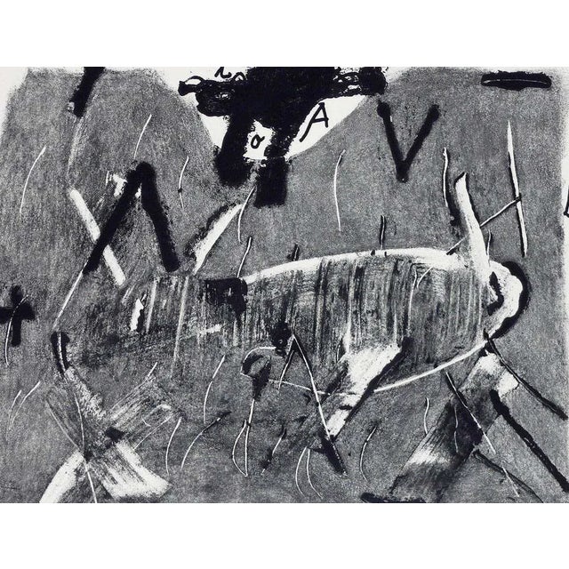Antoni Tàpies, Lletres i Gris, 1976, Etching For Sale - Image 6 of 6